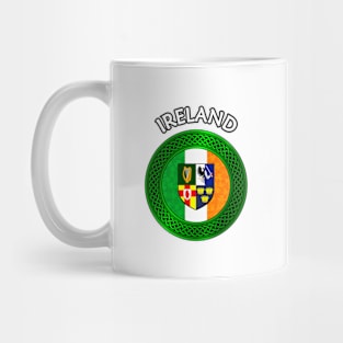 Irish Flag Clover Celtic Knot - Ireland Mug